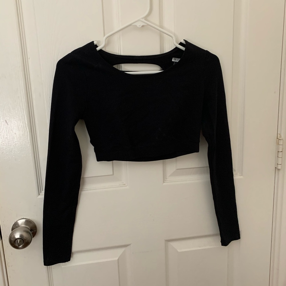 Open back Crop Top